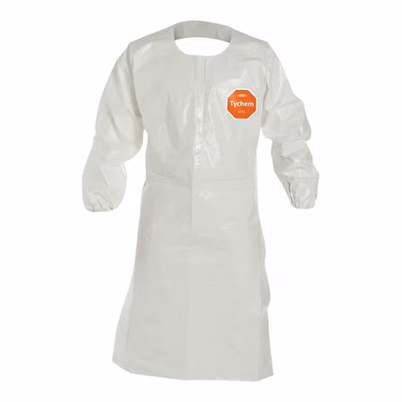 Delantal Tychem 4000 Encintado 12 mil Blanco 2X A