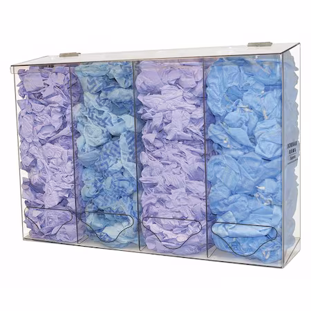 Dispensador a granel 4 compartimentos transparente A