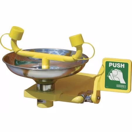 Estación lavaojos de pared Chicago Faucet A