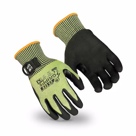 Guantes de trabajo Gripps verdes M paquete 72 A