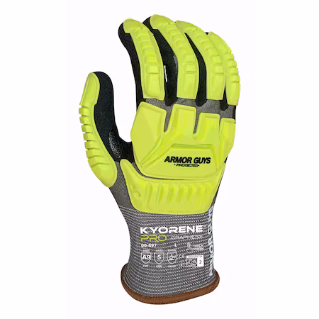 Guantes Nitrilo Alta Visibilidad XL - Paquete 12 A
