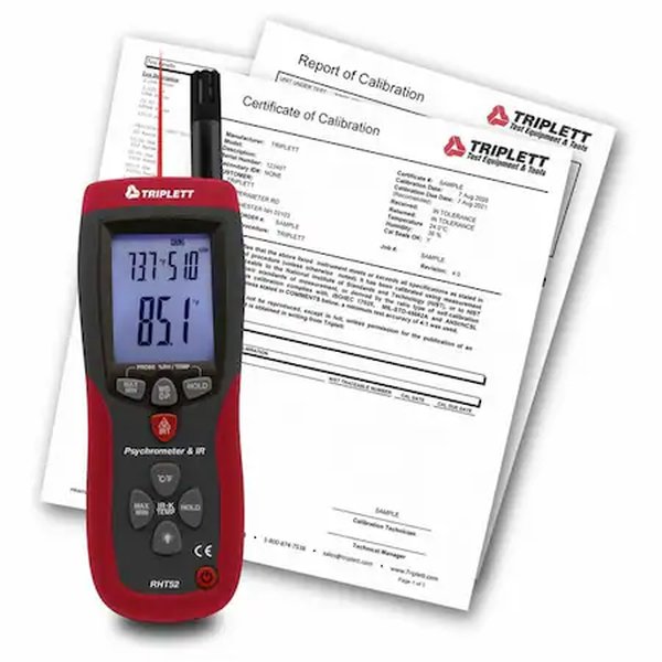 Higrotermómetro Punto de rocío IR Triplett A