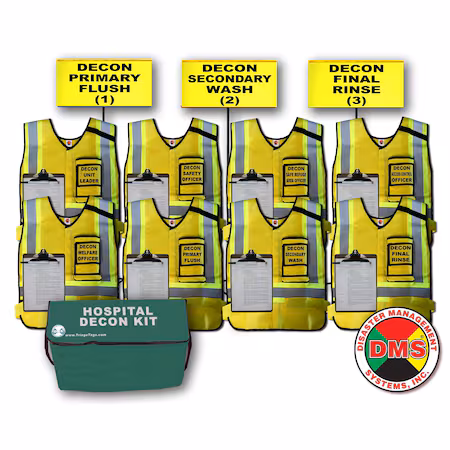 Kit de chaleco y bandera de descontaminación A