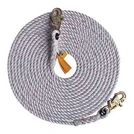 Línea de vida de cuerda 150 pies blanca A