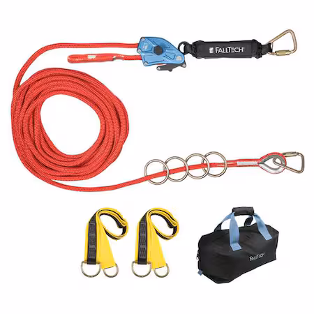 Línea de vida horizontal temporal 100 pies A