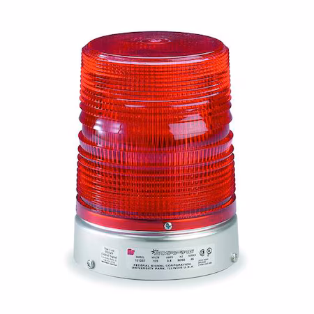 Luz de advertencia estroboscópica roja 120V B