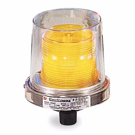 Luz estroboscópica ámbar 120V CA A