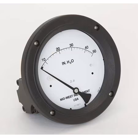 Manómetro 0 a 50 In H2O - MIDWEST INSTRUMENT A