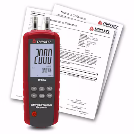 Manómetro con NIST Triplett A