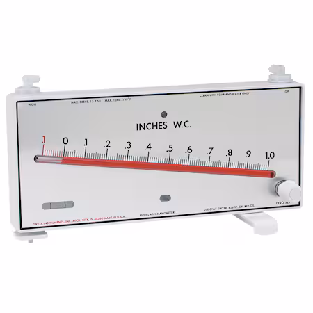 Manómetro de Plástico Moldeado 0-80 mm wc A