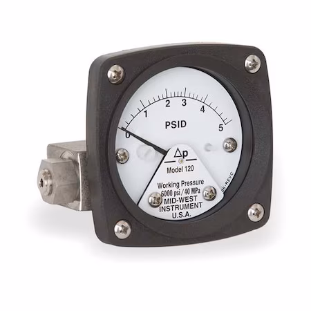 Manómetro MIDWEST INSTRUMENT 0 a 5 psi J