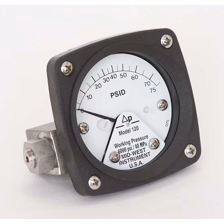 Manómetro MIDWEST INSTRUMENT 0 a 75 psi A