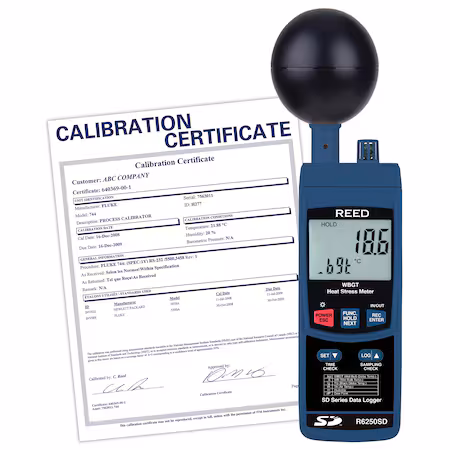 Medidor de estrés por calor REED R6250SD A