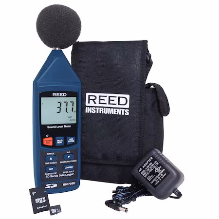 Medidor de sonido REED con registro de datos A