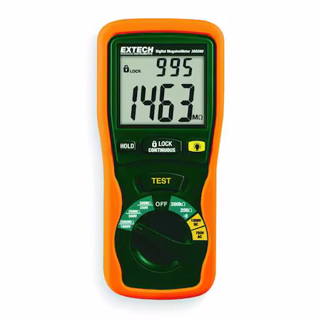 Megóhmetro a pilas 1000 V EXTECH A