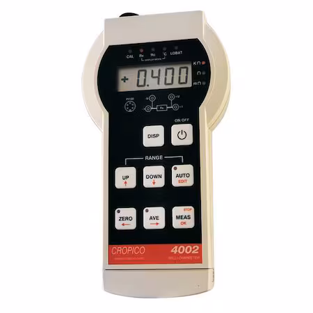 Microóhmetro Cropico 4 mOhm a 400 Ohm A