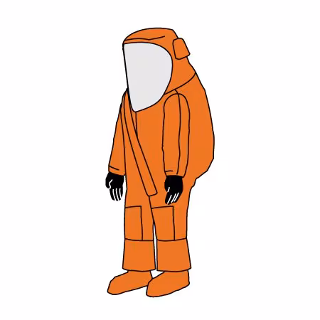 Traje encapsulante total Zytron 500 Vapor A