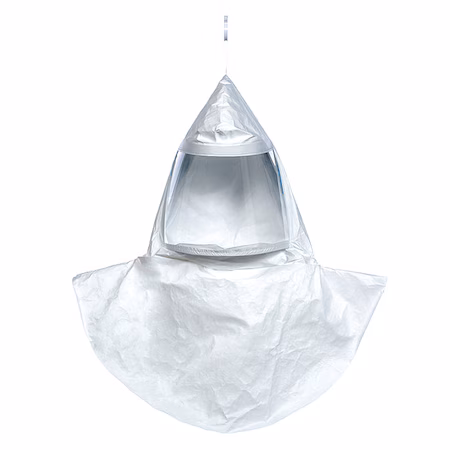 Tychem QC Hoods Doble Babero Blanco PK20 A